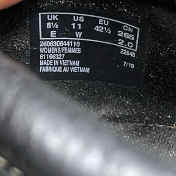 Clarks Ashland Lane Q Slip On Loafers Flats Leather Shoes Women's 11 - Picture 8 of 9